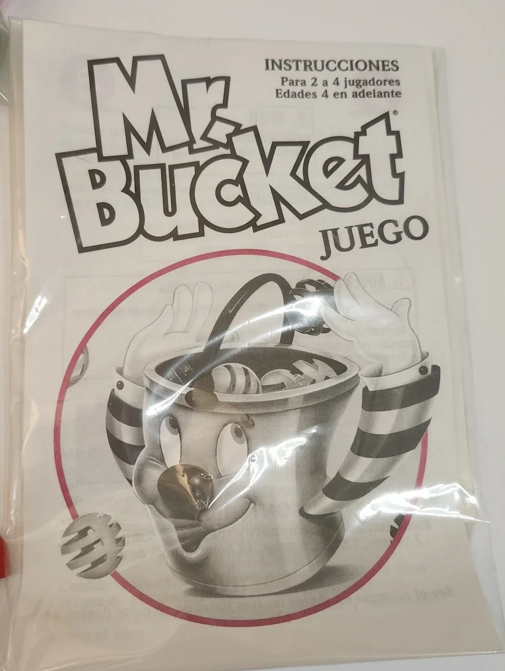 Vintage 2002 Milton Bradley MR. BUCKET Game, Open Box, New, Unused Complete READ